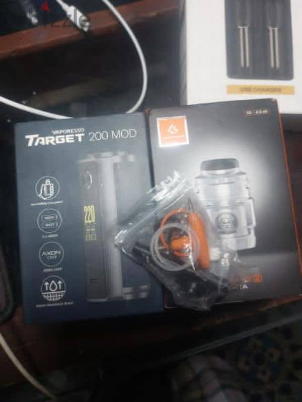 مود target 200 و تانك zeus x mesh 4