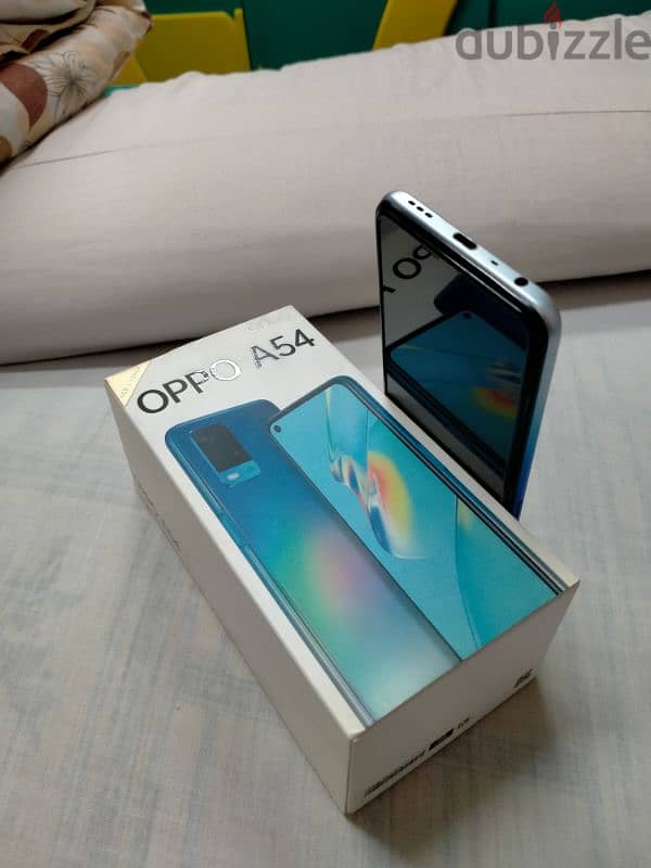 oppo a54 128/4+3 بلزقة الضهر 2