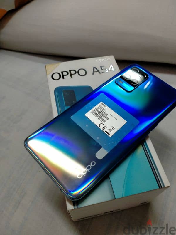 oppo a54 128/4+3 بلزقة الضهر 7