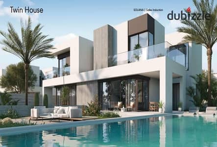 Resale Twin House Villa at Solana West Shiekh Zayed beside Belle Vie Emaar & The estates Sodic