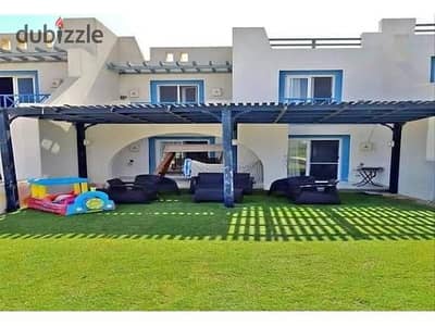 Chalet with garden for sale, resale, fully finished, in Mountain View Ras El Hekma, North Coast