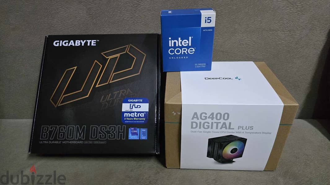 Intel Core i5-14600k 14th gen Render Gaming Bundle تجميعه جيل 14 7