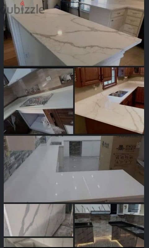 quartz&Corian marble to kitchen 8