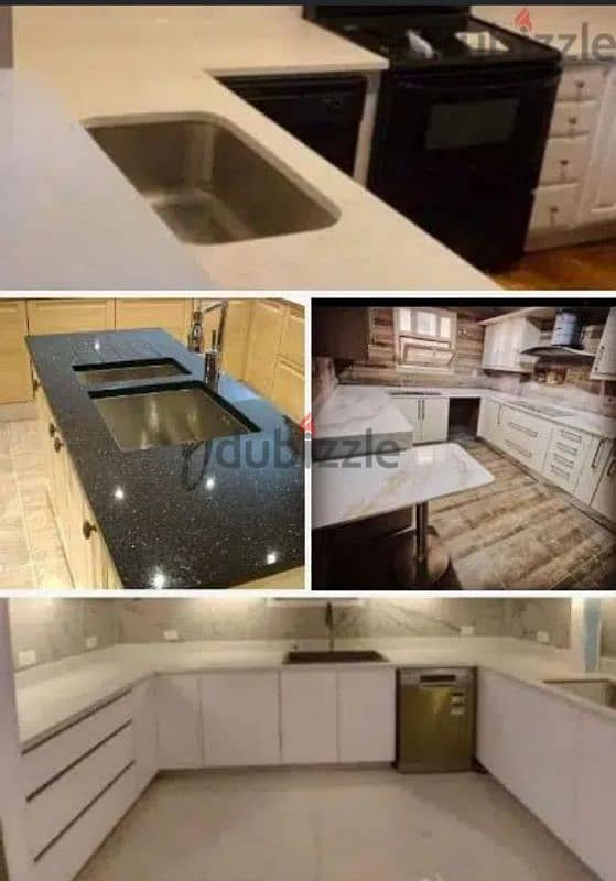 quartz&Corian marble to kitchen 10