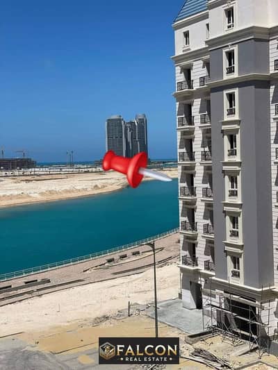 Different design finished apartment for sale panorama view lagoon in Latin Quarter Towers City Edge New Alamein minutes from Marina