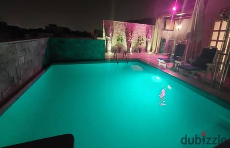 Ready to move penthouse with private pool in Galleria New Cairo 10 years installment