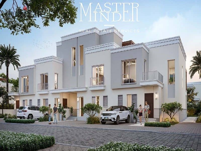 Fully finished Town House For Sale with Installments till 2028 in Belle Vie and delivery in 2025 in Sheikh Zayed by Emaar Mis 0