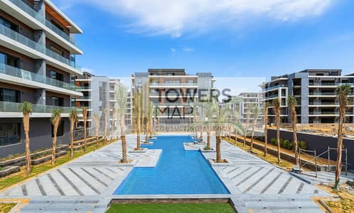 Apartment Ground with garden water features view/El patio oro New Cairo near Mivida CITY GATE Sodic Villette lake view FIFTH Square HYDE PARK ZED EAST