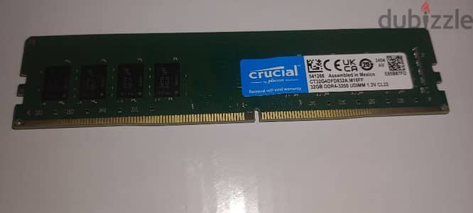 Crucial Ram 32GB DDR4