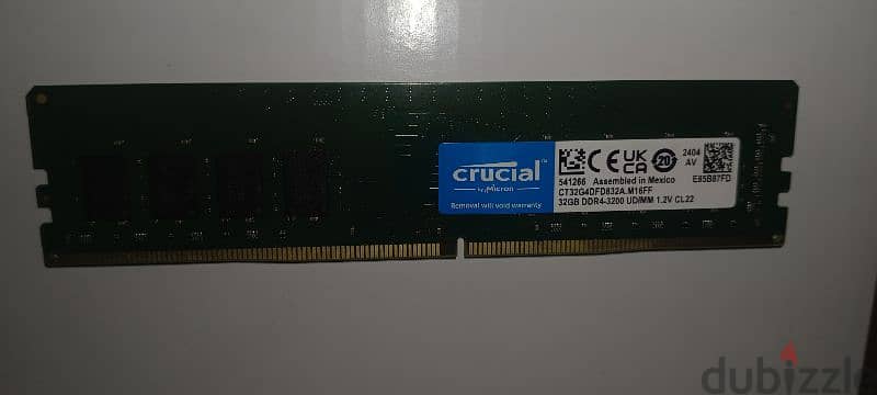 Crucial Ram 32GB DDR4 1