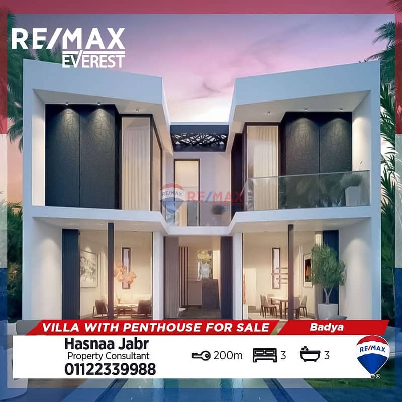 Resale Standalone Villa With Penthouse In Badya Palm Hills - Type S 0