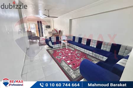 Apartment for sale 110 m net Miami (Bir Masoud) - Side sea view