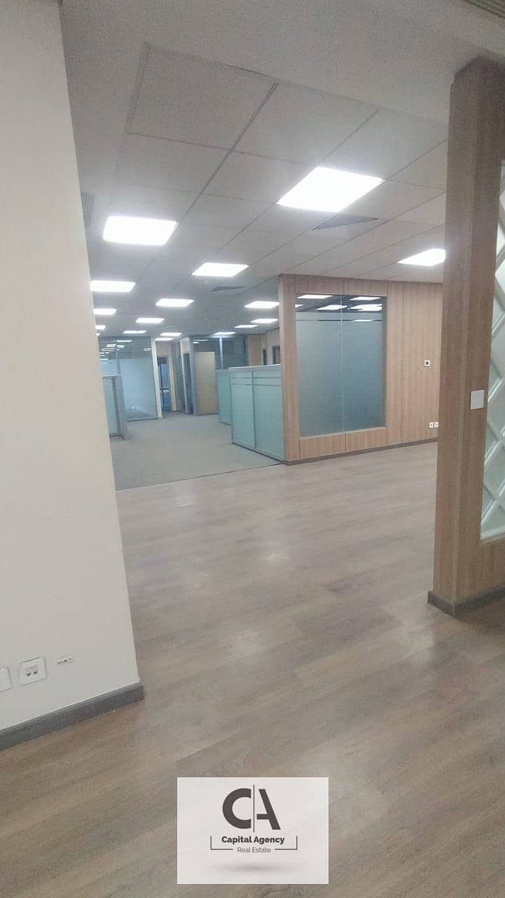 A distinctive 200-square-meter administrative office for rent in a distinguished building directly on the 90th Street south of New Cairo - fully finis 0