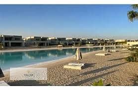 For sale twin house Azha Sokhna immediate receipt first row Lagoon