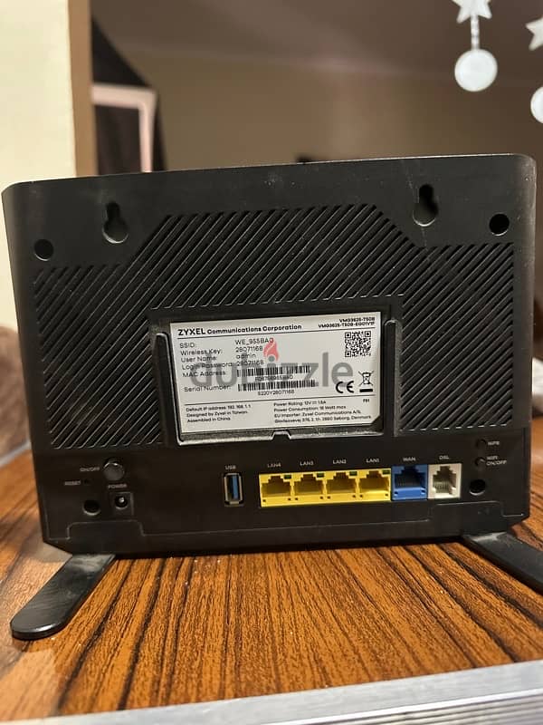 router we vdsl راوتر وي ZYXEL 1