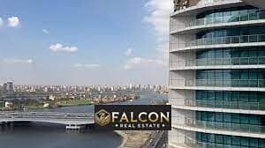 Receive immediately a VIP hotel apartment under the management of the international Hilton, with a clear view of the Nile, with luxurious finishing, i