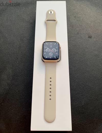 Apple Watch Series 8 (45mm) Starlight Battery 100% + Full BOX