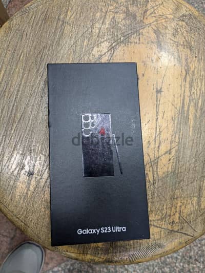 Galaxy S23 Ultra one sim and e sim 256G Black جديد متبرشم