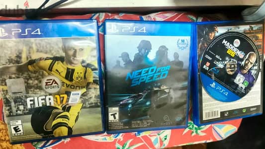 بحاله جديدهneed for speed and fifa17 madden 25