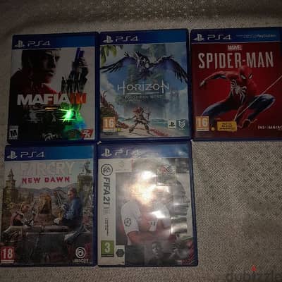 ps4 games كل اسطوانة سعر مختلف