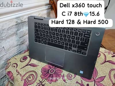 dell x360 Core i7 8th تابلت ولاب توب