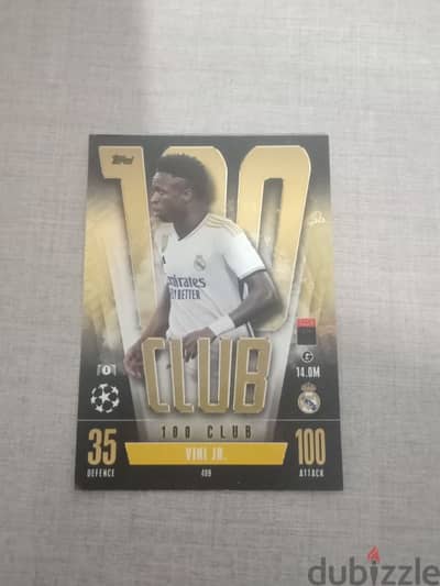 Vinicius junior 100 club match attax 2023 2024