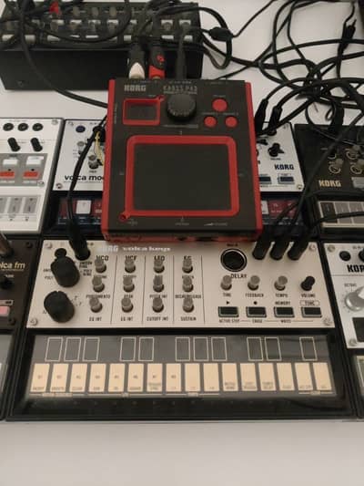 Korg volca keys + Korg Kaoss Pad