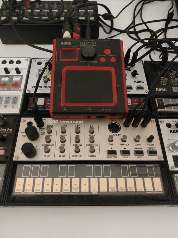 Korg volca keys + Korg Kaoss Pad 0