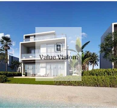 Villa For Sale 415 sqm Fully Finished Direct On Lagoon With Lowest Price In Mazarine North Coast