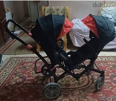 stroller twin baby سترولر توام للبيع