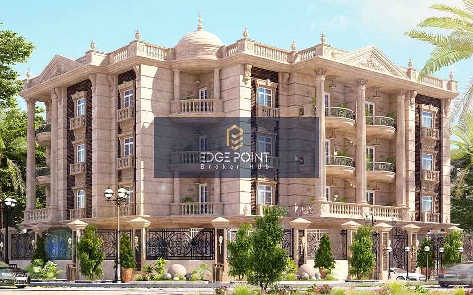 Apartment for sale, 181 m², for sale in New Narges, minimum down payment and 72 monthly installments, second row from Mohamed Naguib Axis on a main st 0