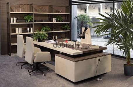 administrative office fully finished for sale ready to viewing in mall voke new cairo prime location on Sadat axis Infront of El Nakheel compound