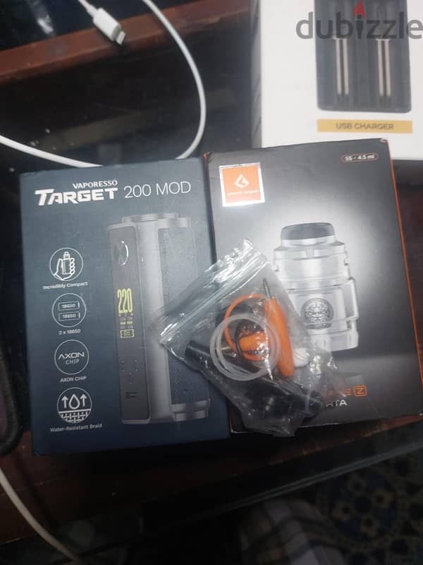 مود target 200 و تانك zeus x mesh 1