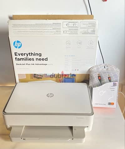 HP DeskJet Plus Ink Advantage 6075 طابعة و سكانر