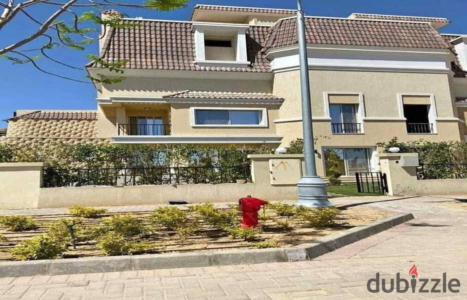 S villa للبيع في سراي سور بسور مع مدينتى بأقساط متساوية علي 12 سنه 0