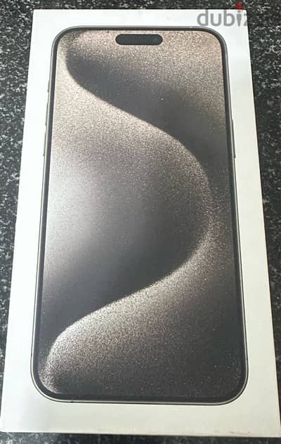 I phone 15 pro max 256 GB, Natural Titanium