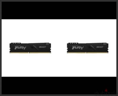 ram 2x8GB fury beast DDR4 متاح التبديل