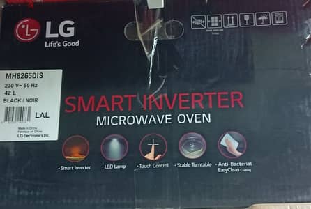 LG Microwave 42 Lt With Grill new chief Black Color