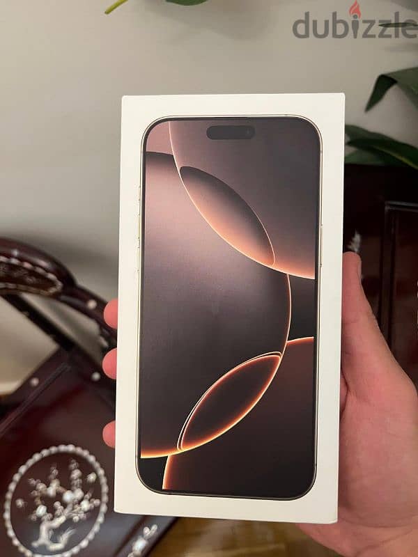 iphone 16 Pro max 256gb new sealed with box 0