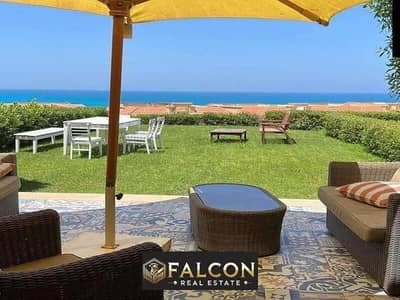 شالية جاهز للسكن علي البحر متشطب بالكامل SEA VIEW ف لافيستا 6 العين السخنة بجوار بورتو السخنة LAVISTA 6