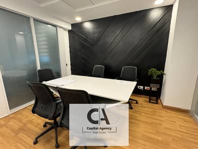 A very special 100-square-meter administrative office for rent, directly on the 90th Street in the South - fully finished with air conditioning - Fift