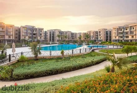 At a very special price, a penthouse with a private swimming pool, Ready To Move in Galleria Moon Valley, Fifth Settlement, New Cairo