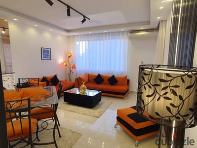 Luxury furnished 3BR apartment 130m for rent at el Rehab