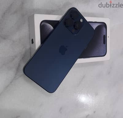 iphone 15 pro max 256 GB blue titanium