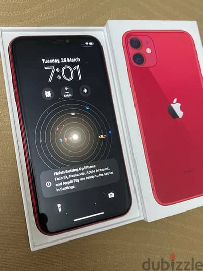 iphone 11 128gb red with box