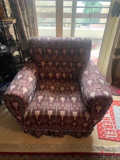 Sofa and 4 Armchairs for Sale