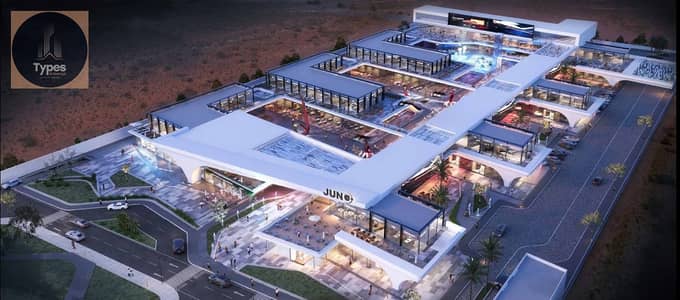 For sale, a ground floor commercial shop suitable for a restaurant or café in the heart of Sheikh Zayed on a vital and main street, and the best inves