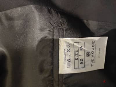 black suit (Tie House) size 50