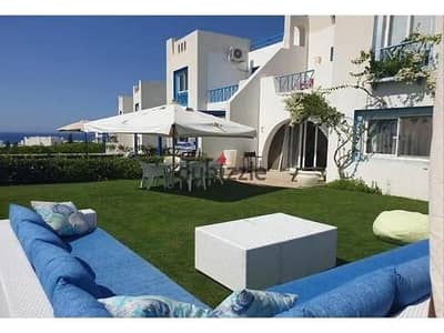 Chalet with garden for sale, resale, fully finished, in Mountain View Ras El Hekma, North Coast