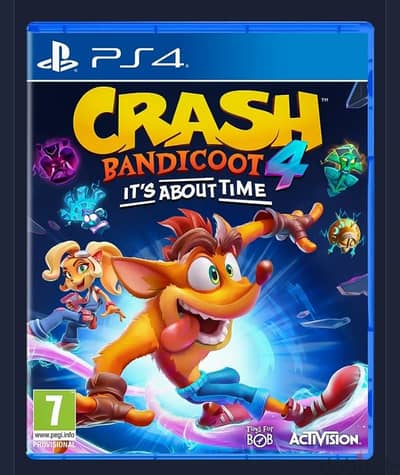 العاب ps4 cd كراش ال٣ اجزاء وكراش بانديكوت4 .  ورايمان Crash , Rayman